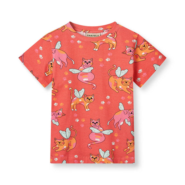 Smafolk Pink Punch Cat T-shirt