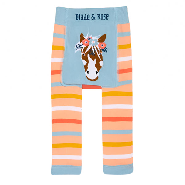 Blade & Rose Footless Tights - Bella The Horse - Baby goes Retro