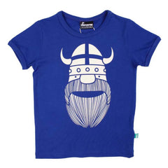 Danefae Royal Blue/White 'Erik The Viking' Kids s/s Tee