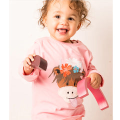 Blade & Rose Baby & Kids Top - Bonnie Highland Cow