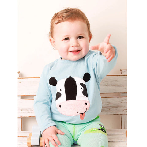 PRE-ORDER Blade & Rose Baby & Kids Top - Bailey the Cow