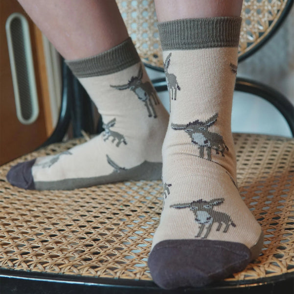 Fraulein Prusselise Organic Kids Socks - Donkey - Baby goes Retro