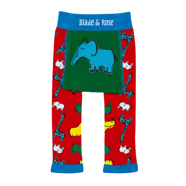 Blade & Rose Footless Tights - Brave & Bold Elephant