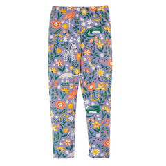 Frugi Organic Libby Printed Leggings - Rainforest Friends