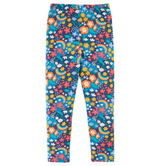 Frugi Organic Libby Printed Leggings - Winter Hedgerow