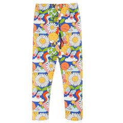 Frugi Organic Libby Printed Leggings - Retro Happy