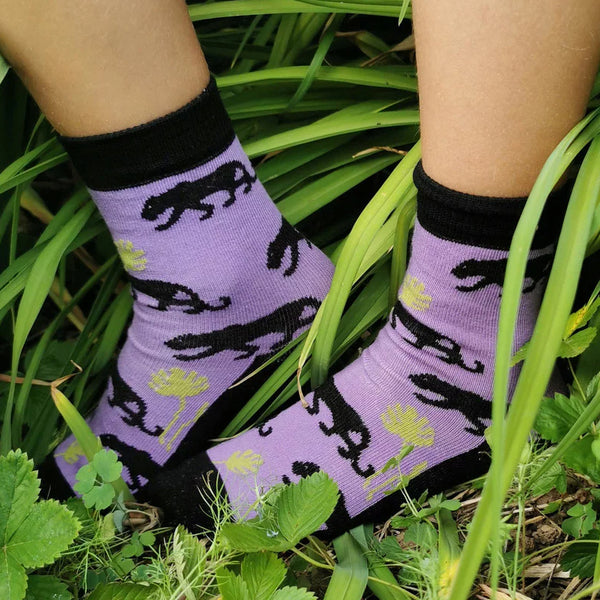 Fraulein Prusselise Organic Kids Socks - Panther - Baby goes Retro