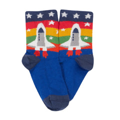 Frugi Organic Rock My Socks 3 Pack - Space multipack