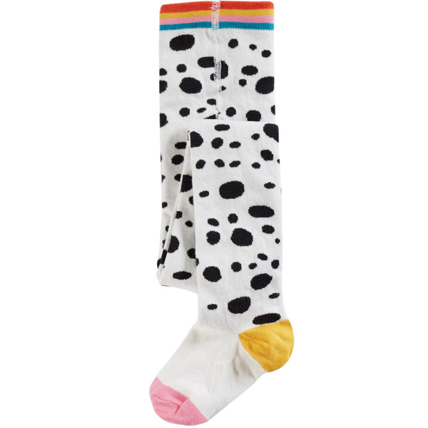 Frugi Organic Norah Tights - Dalmatian Spot - Baby goes Retro