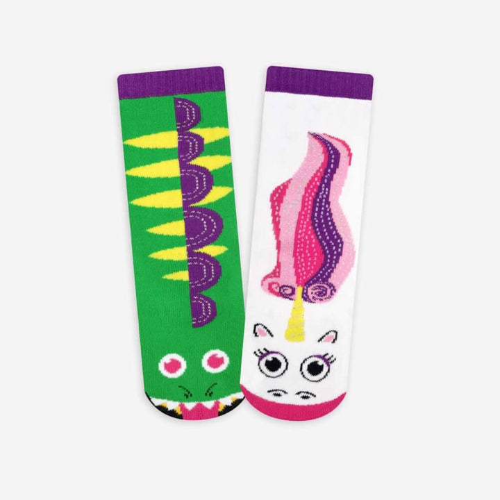 Pals Socks - Dragon & Unicorn - Kids collectible mismatched socks, Socks, Pals Socks, Baby goes Retro - Baby goes Retro